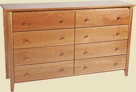 CHERRY EIGHT DRAWER DRESSER